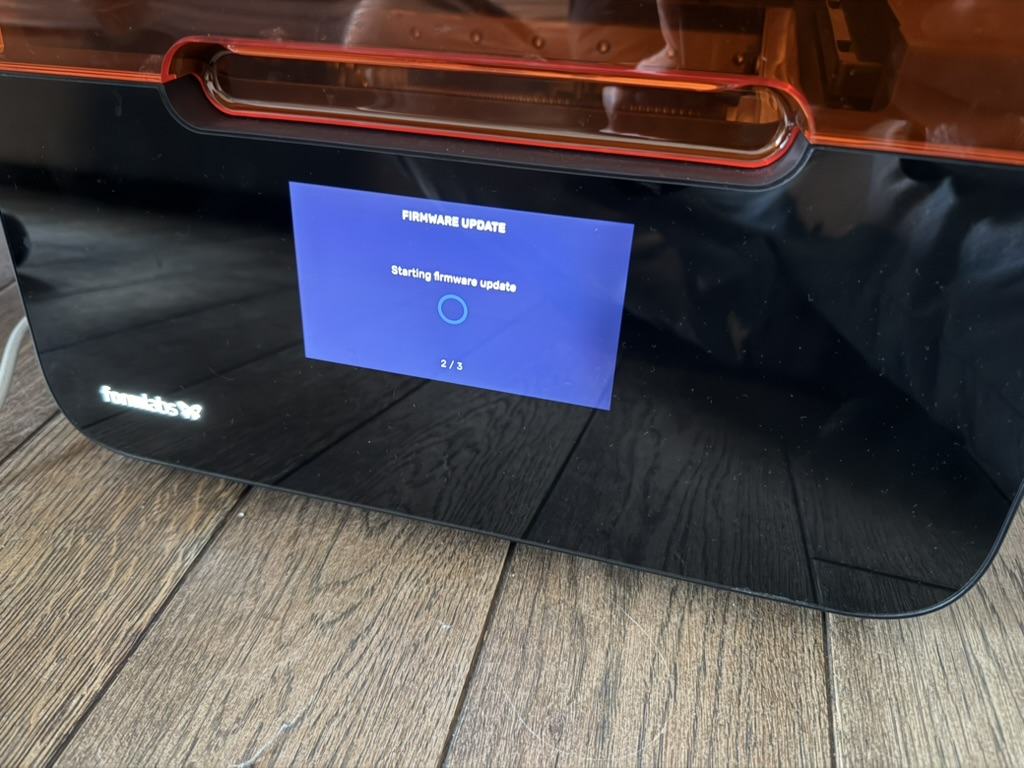 Form 3: firmware update